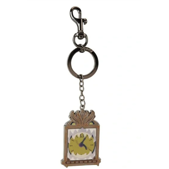 Loungefly Haunted Mansion Lenticular Clock Keychain NWT - Picture 1 of 2